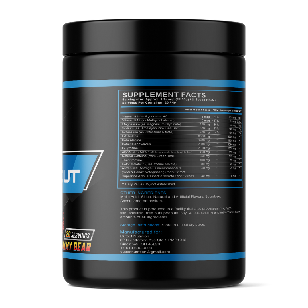 Outset Signature Pre-Workout: Gummy Bear